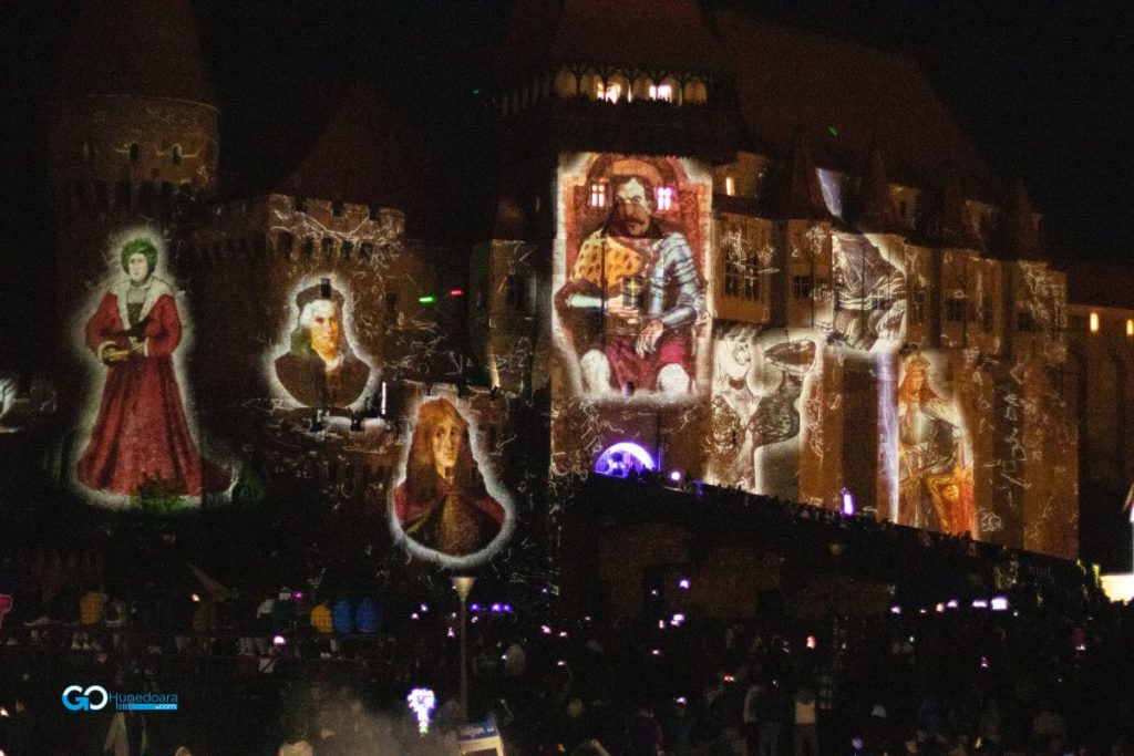 video mapping la castelul corvinilor